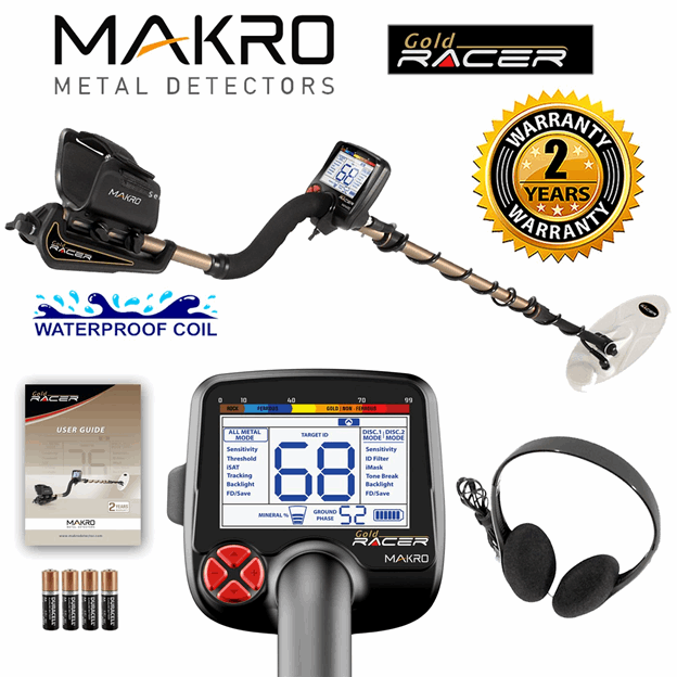 Makro Gold Racer Standard Pack Metal Detector hiloramart.com