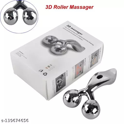 3D Manual Roller Massager/ 360 Rotate Roller Face Body