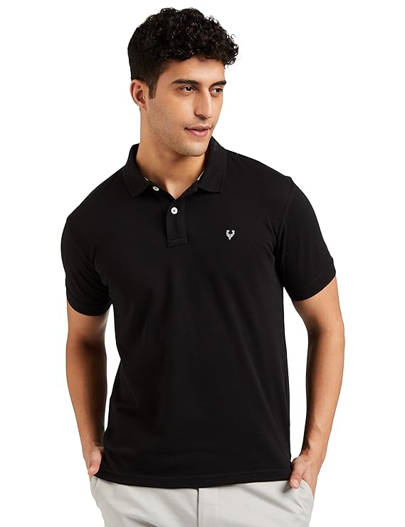 Men Polo T-Shirt Black