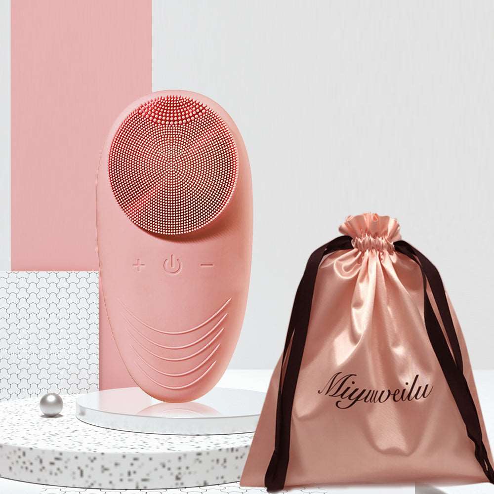 Electric dolphin steam silicone cleanser facial cleansing brush massager hiloramart.com