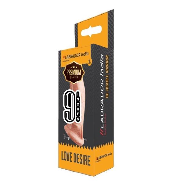 Reusable Big Jumbo condom XL9Inch Sleeve Reusable silicone Condom