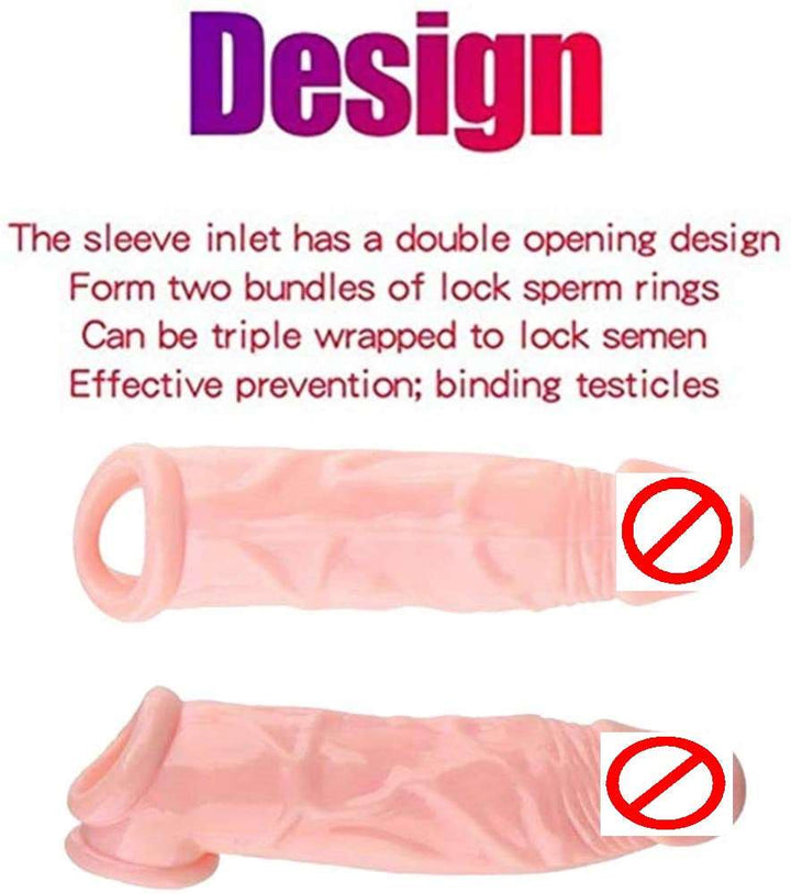 JS Silicone Reusable condom sleeve extender hiloramart.com