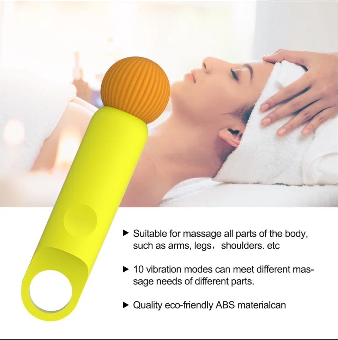 Mini Massager Portable - Body Massager, Waterproof Massager IPX7, 10 Modes