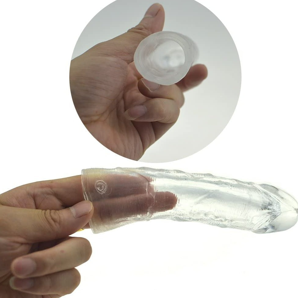 Kings transparent crystal reusable silicone washable condom hiloramart.com