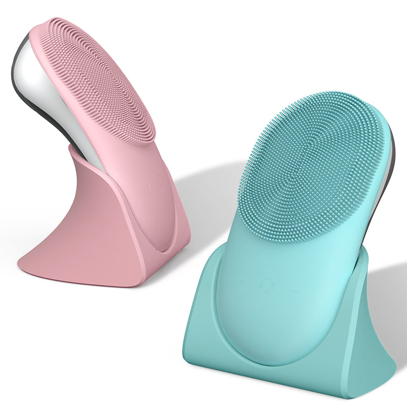 Electric dolphin steam silicone cleanser facial cleansing brush massager hiloramart.com