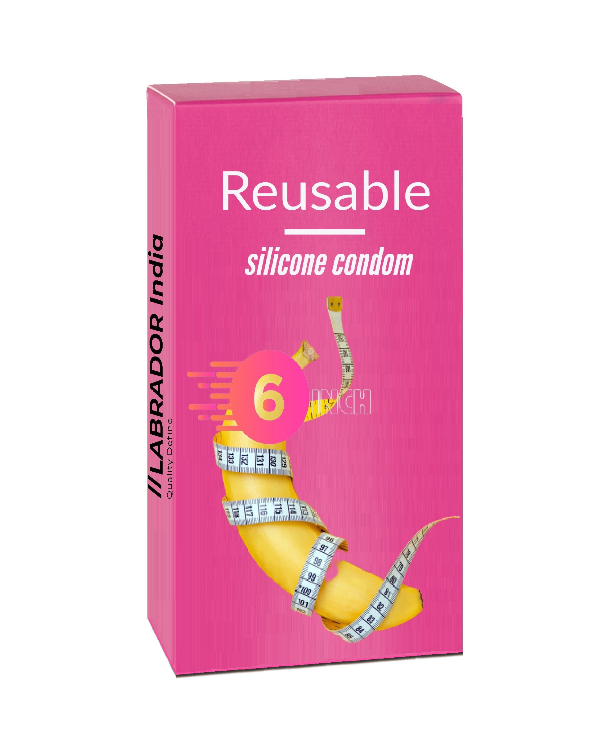 Ultra Realistic Feel Reusable Silicone sleeve L6inch condom hiloramart.com