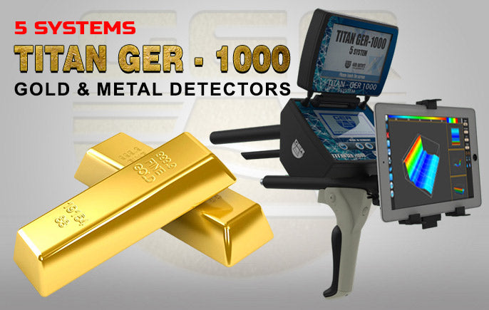 TITAN GER - 1000 Device Underground Gold , Metals and Treasures Detector hiloramart.com