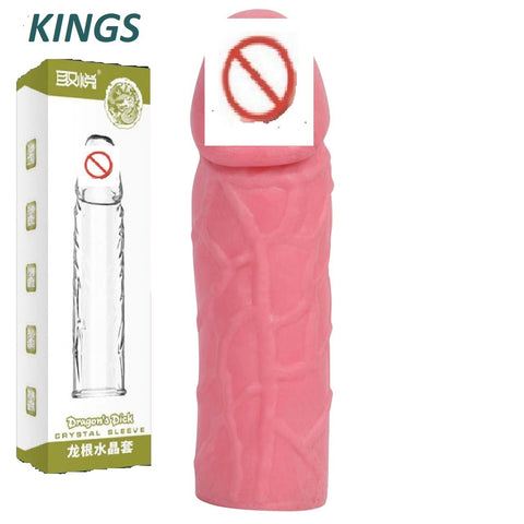 PR_Reusable Silicone Sleeve Extender Condom hiloramart.com
