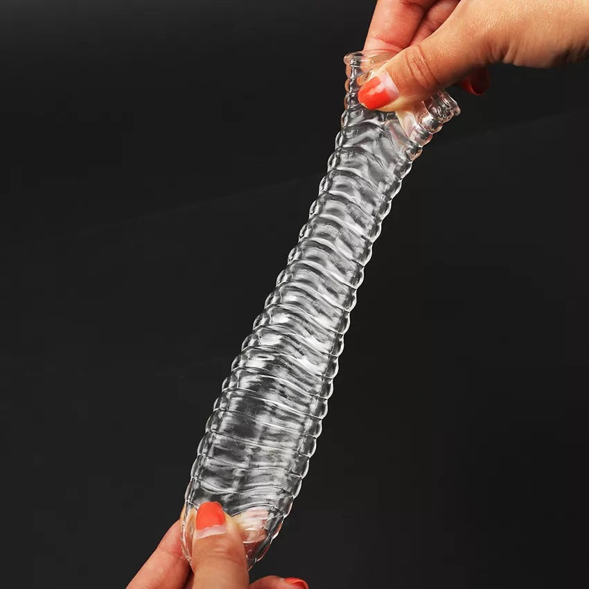 extra time reusable ribbed Silicone crystal condom hiloramart.com