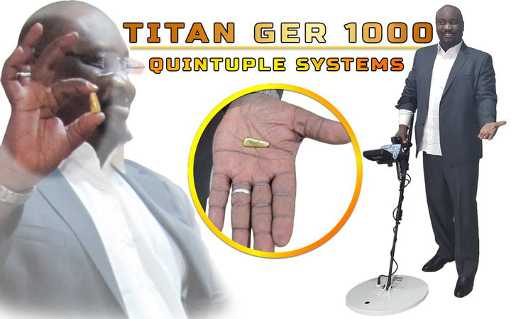 TITAN GER - 1000 Device Underground Gold , Metals and Treasures Detector hiloramart.com