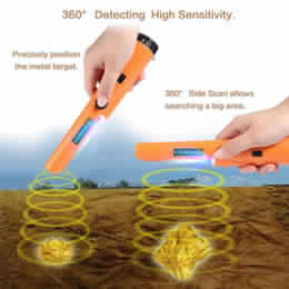 GP-Pointer Gold Metal Detector Pin pointer Gold nuggets and coin hunting hiloramart.com