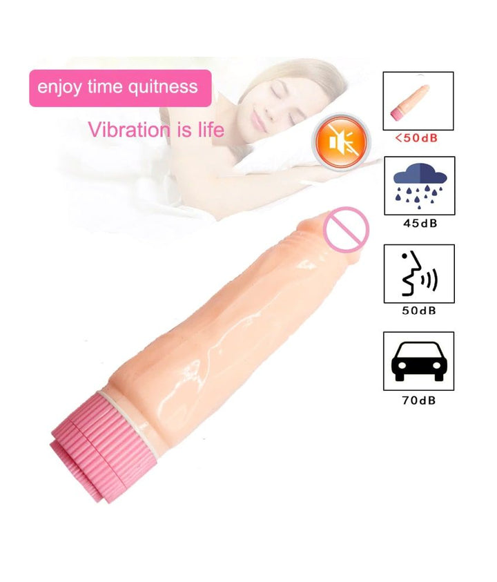 Realistic Erotic Intimate Small Dildo Vibrator Sex Toys for Adults ( Size : 8.07 Inch ) hiloramart.com